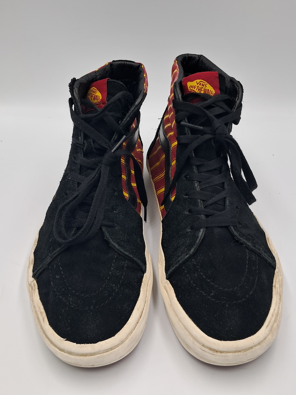 Vans Sk8-Hi Black & Red High-Top Sneakers